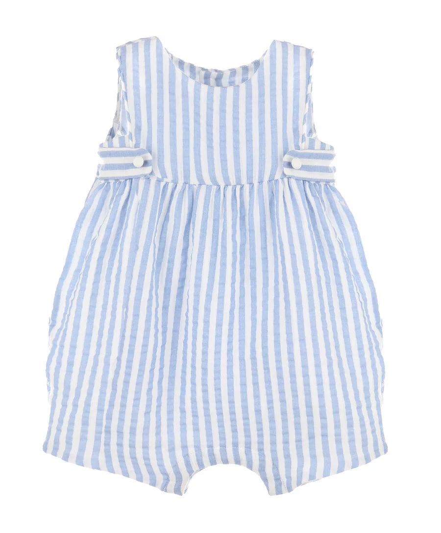 BLUE CUDDLE COTTON OVERALL