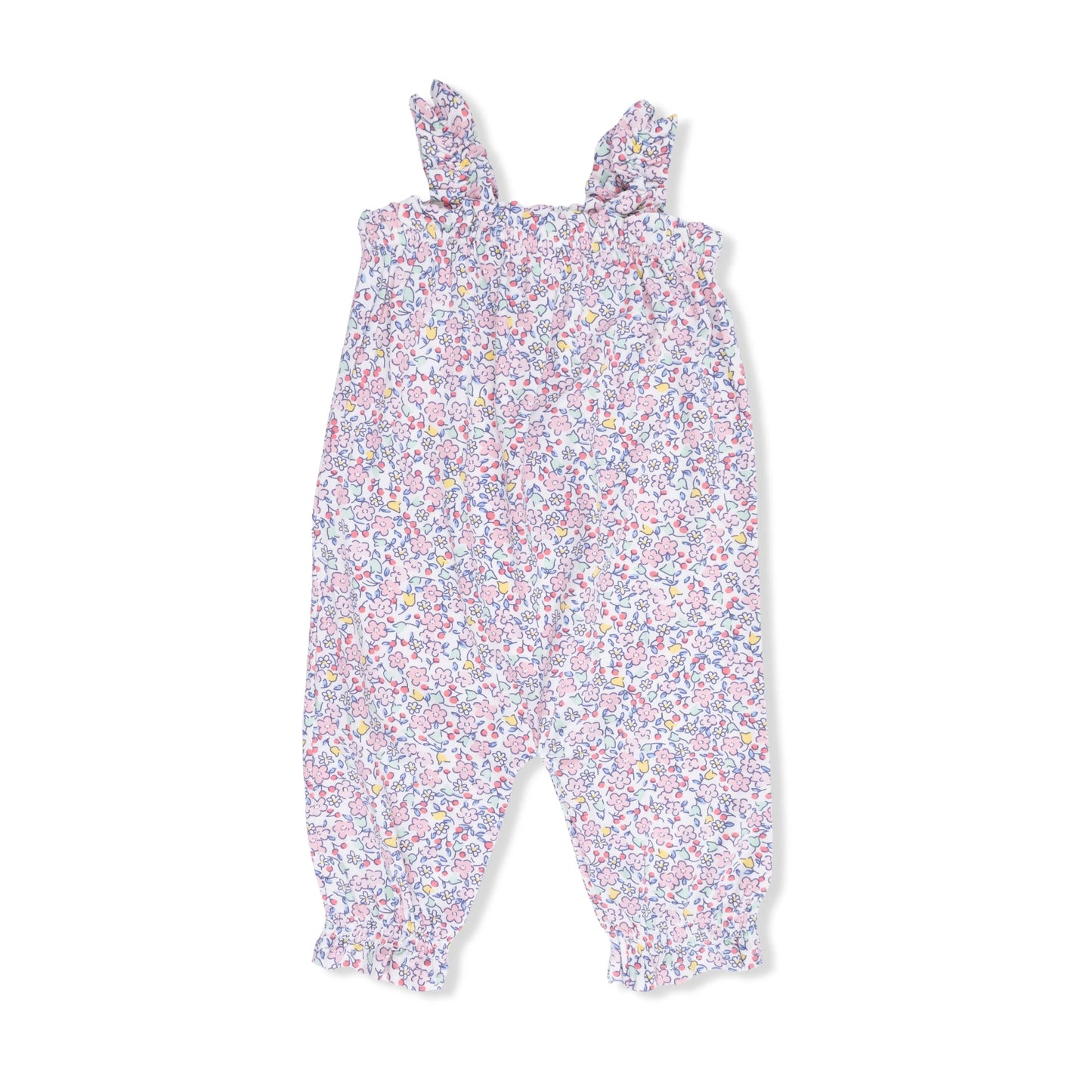 ELIZABETHS GARDEN RUFFLY STRAP OVERALL