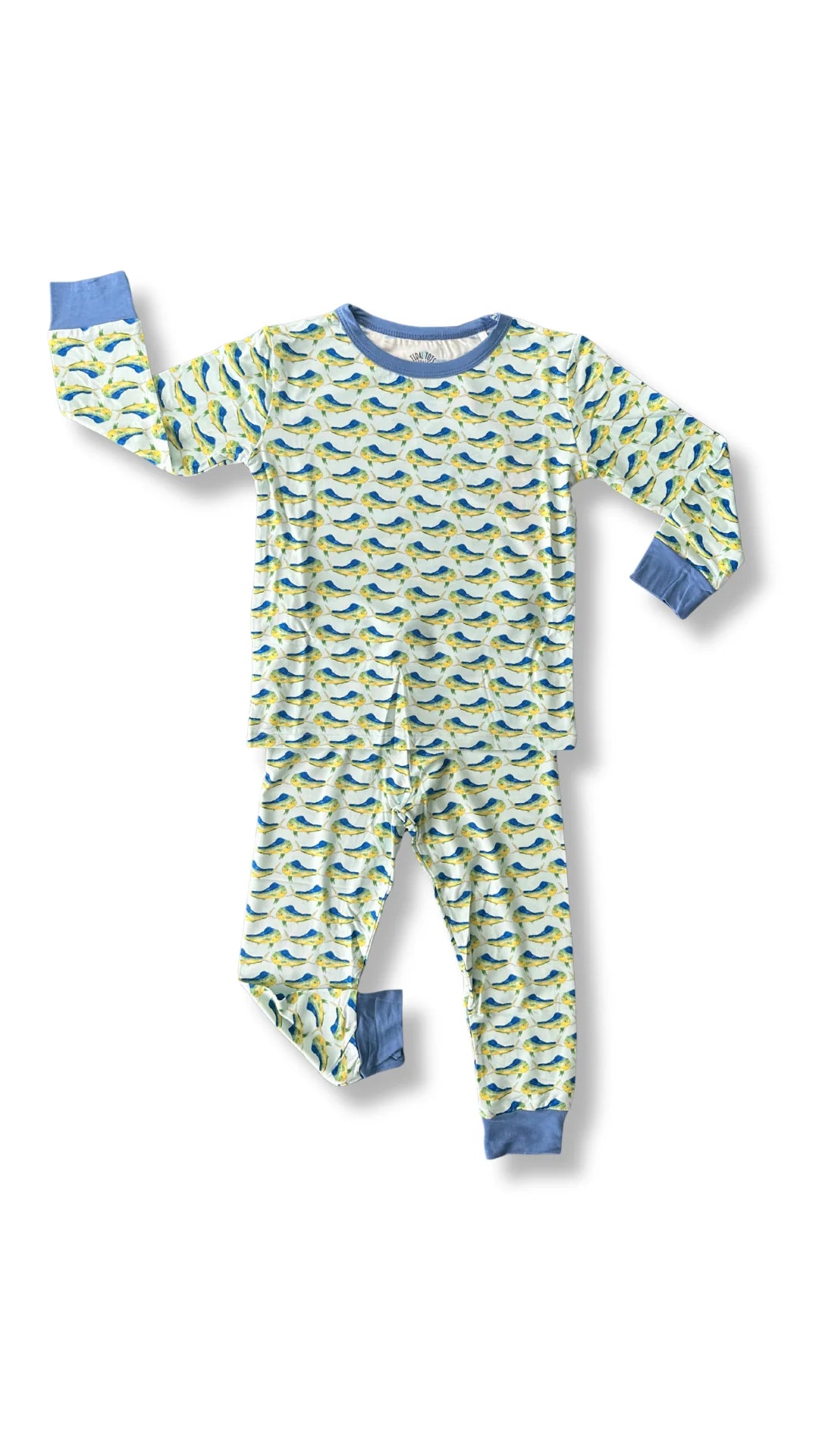 DOLPHIN DANCE BLUE LS PANT SET