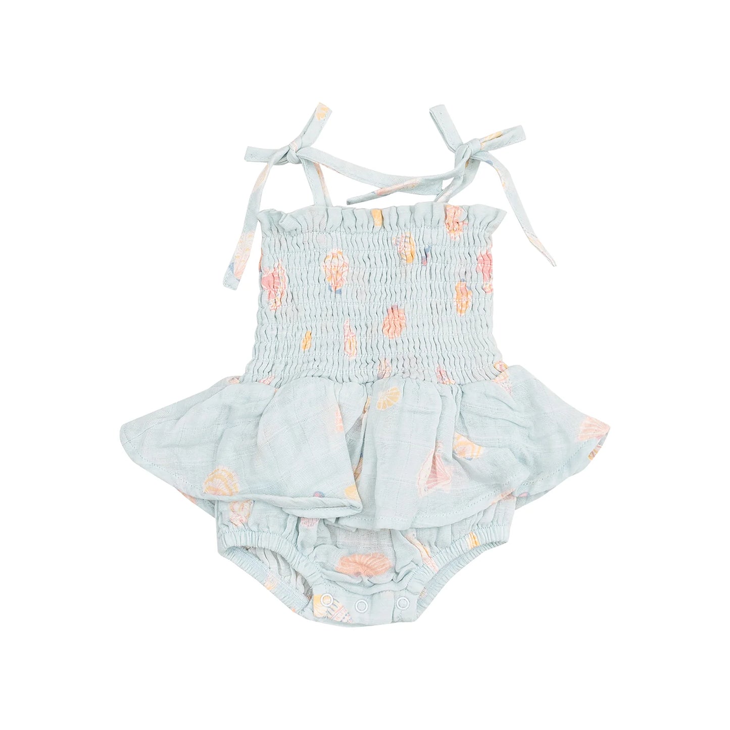 PRETTY SEASHELLS SMOCKED BUBBLE