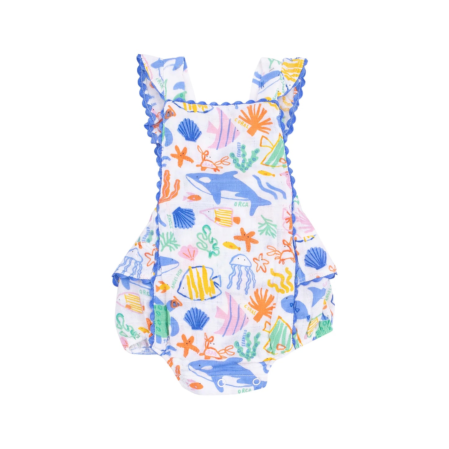 COLORFUL REEF RIC RAC SUNSUIT