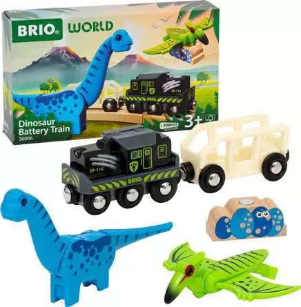 BRIO DINOSAUR BATTERY TRAIN