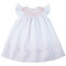 PEARL FLOWER FLY DRESS PINK