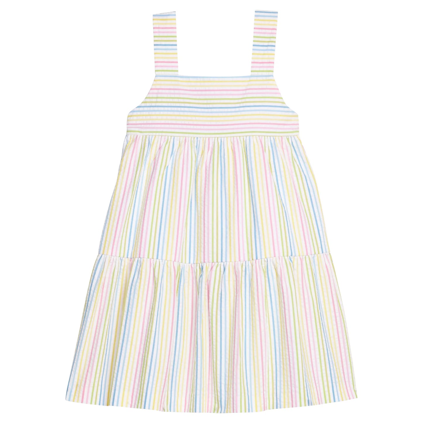 GEORGIA DRESS RAINBOW SEERSUCKER