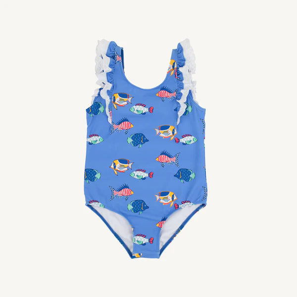RUEHLING RUFFLE SUIT HERE FISHY FISHY