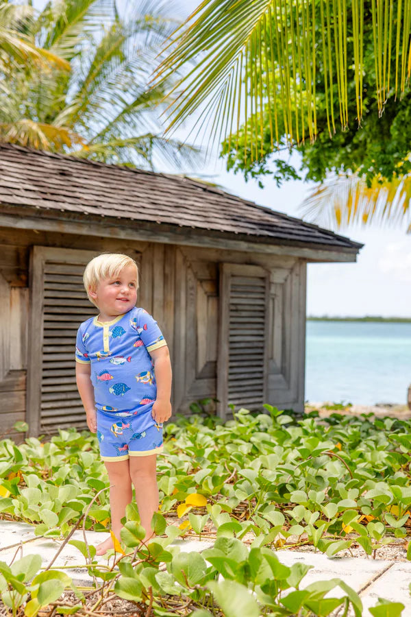 SUTTON SHORT SET HERE FISHY FISHY