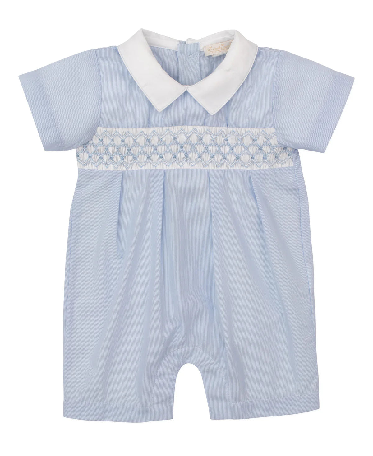 BLUE WOVEN PLAYSUIT