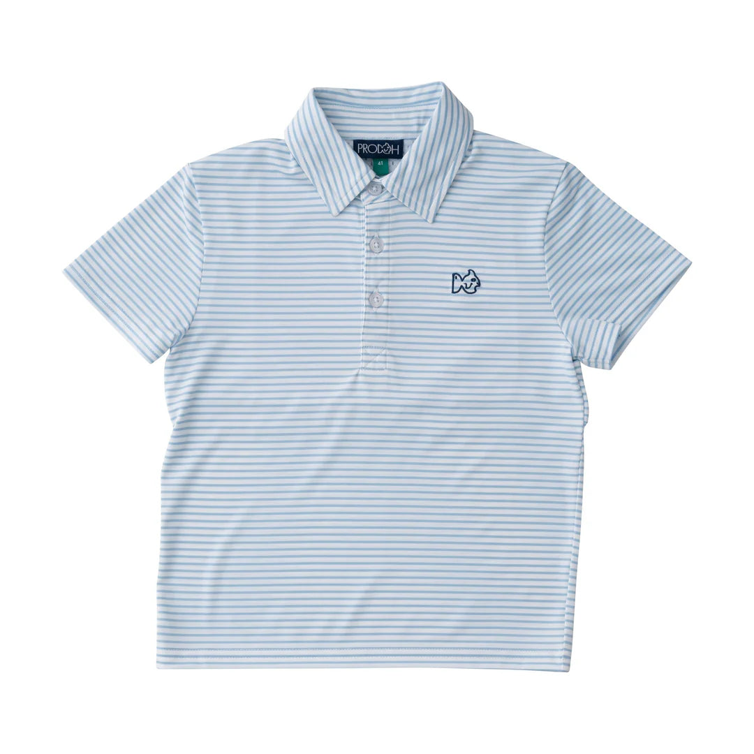 PERFORMANCE POLO CLEAR SKY STRIPE