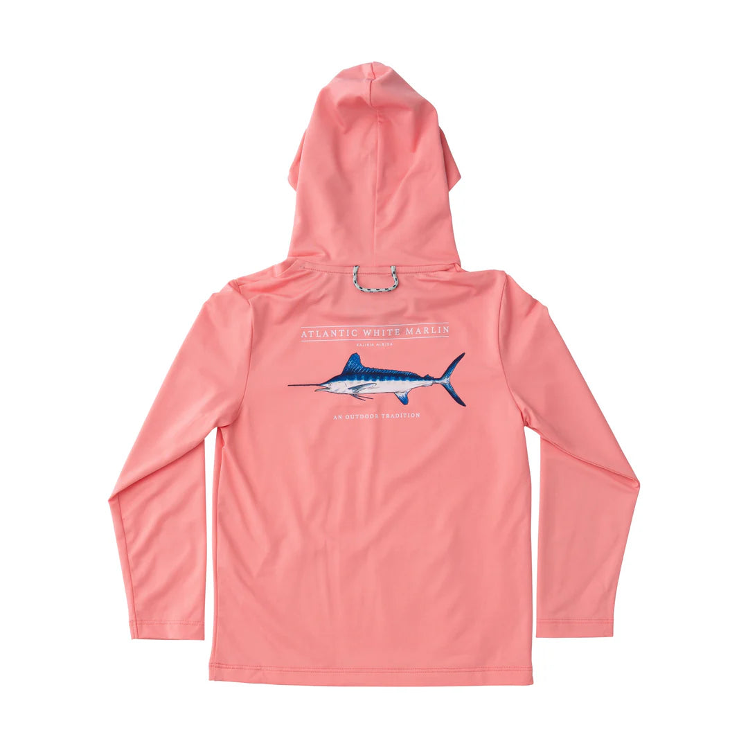 PERF HOODIE PINK WHITE MARLIN
