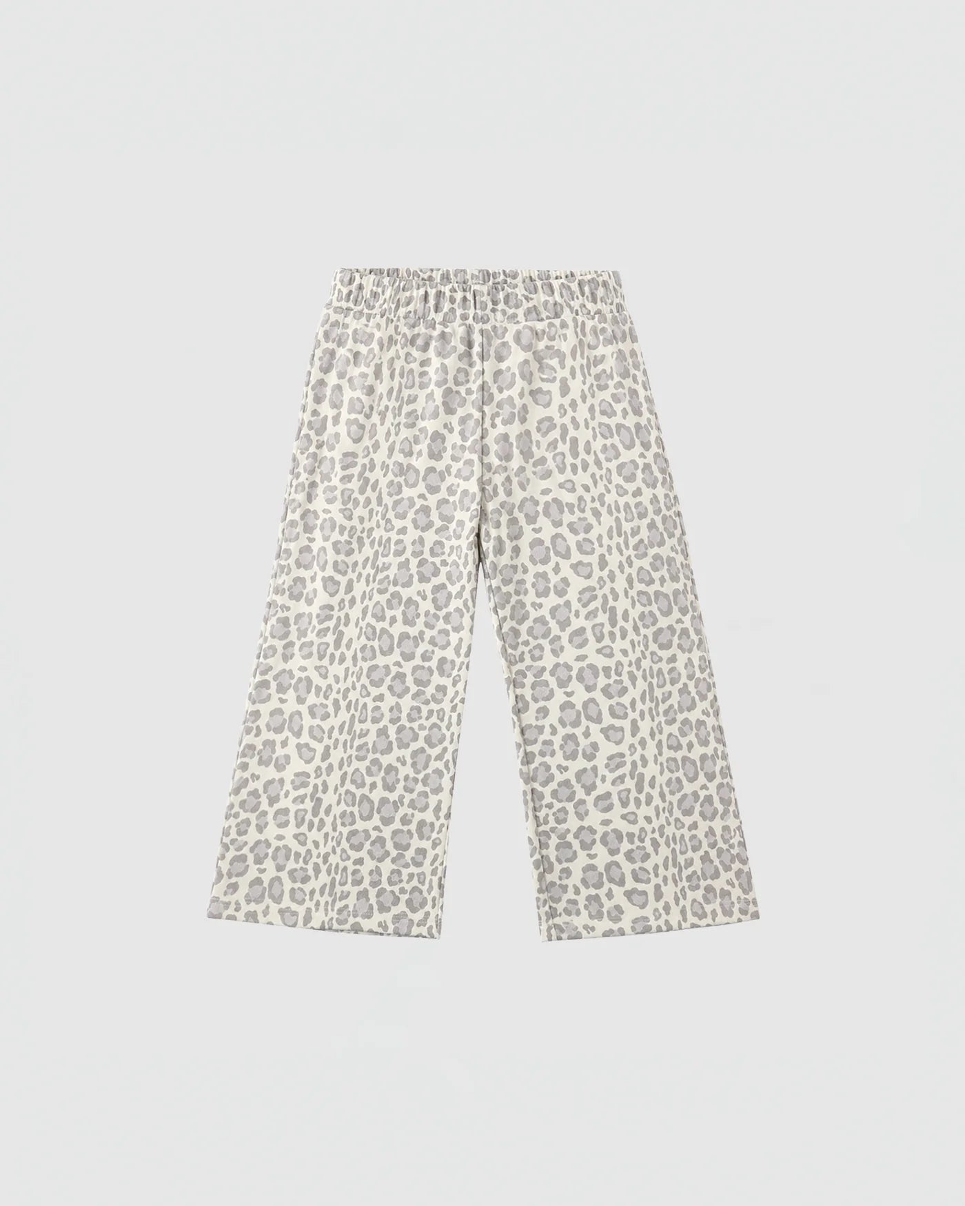 WIDE LEG SWEATPANT BLUE LEOPARD