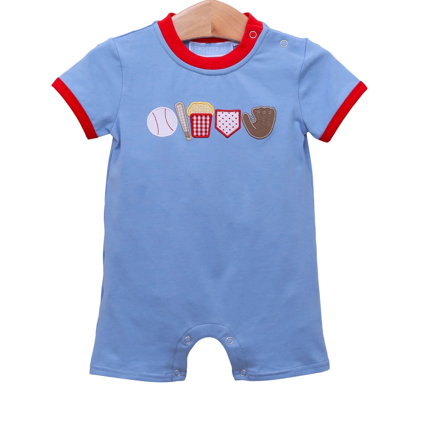 TAKE ME OUT TO THE BALLGAME ROMPER