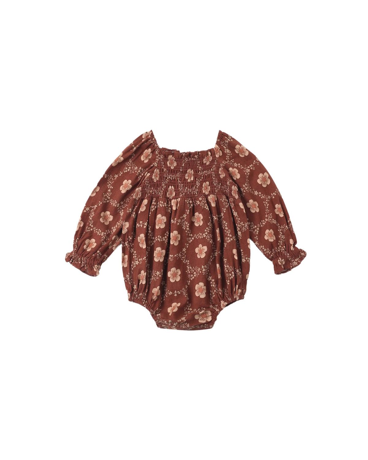 ADELAIDE ROMPER BRICK DAISIES