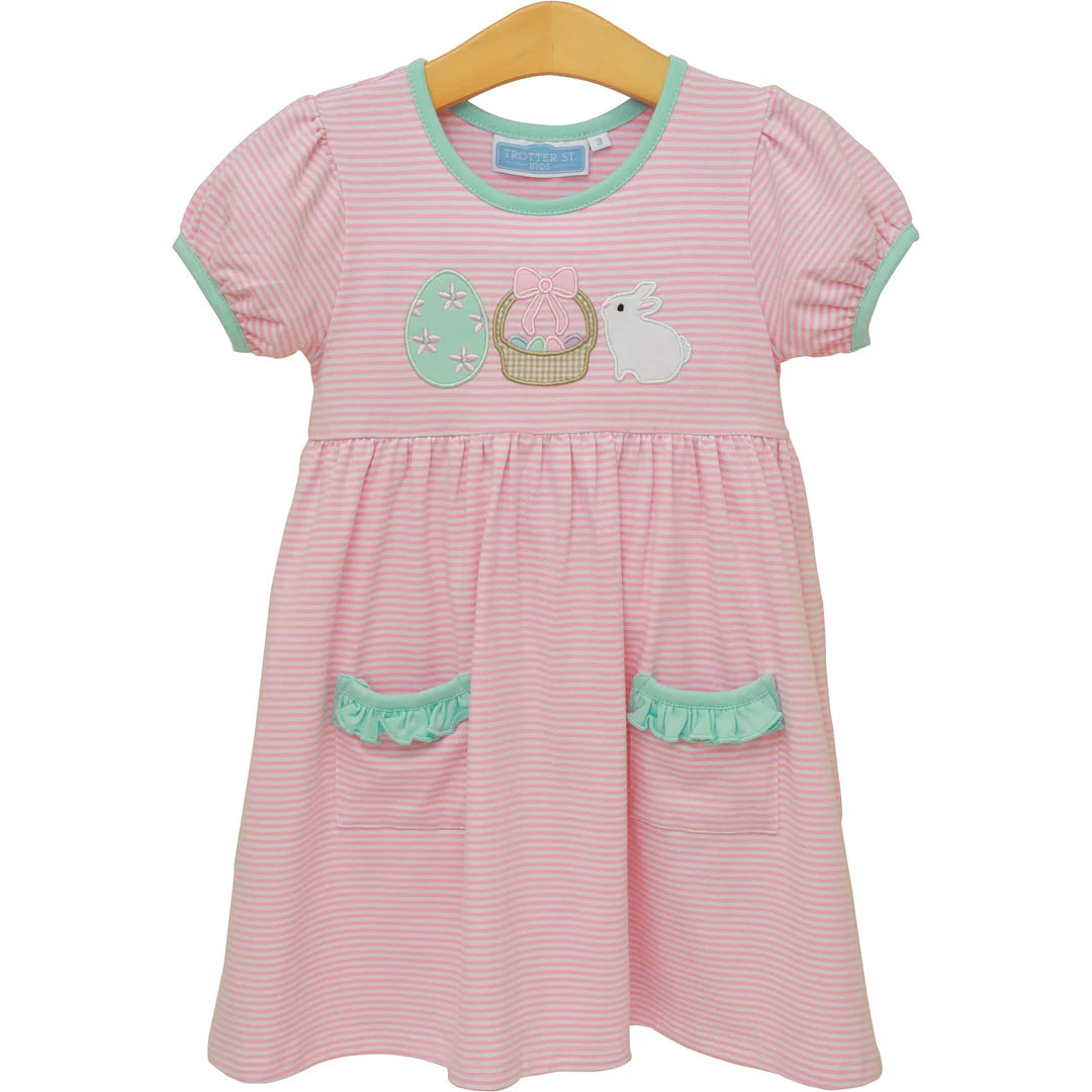 BUNNIES AND BASKETS DRESS