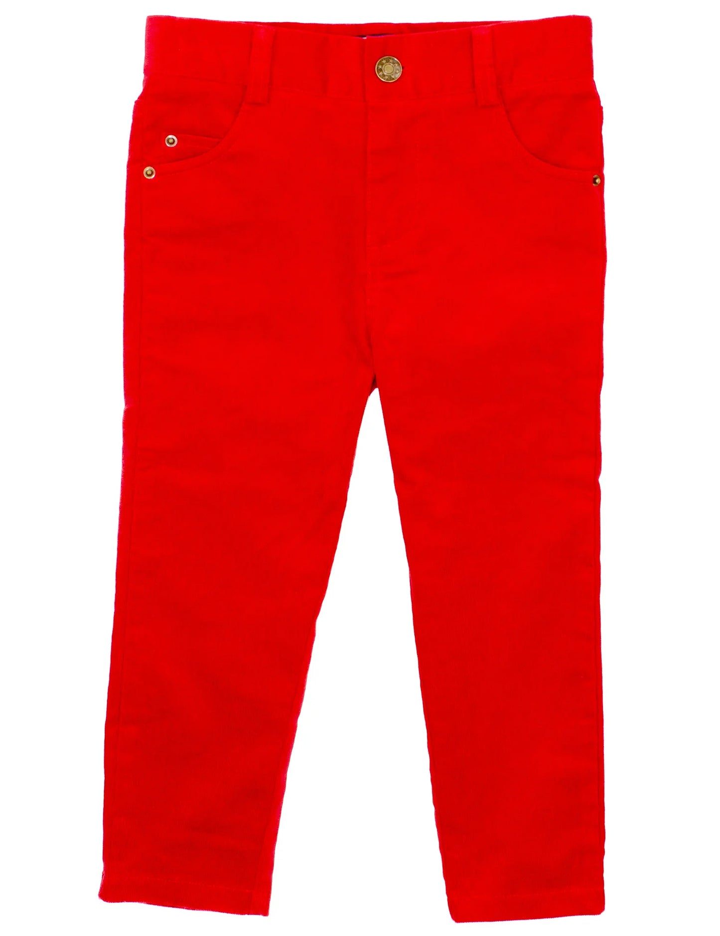 PINWALE CORD PANT TRUE RED
