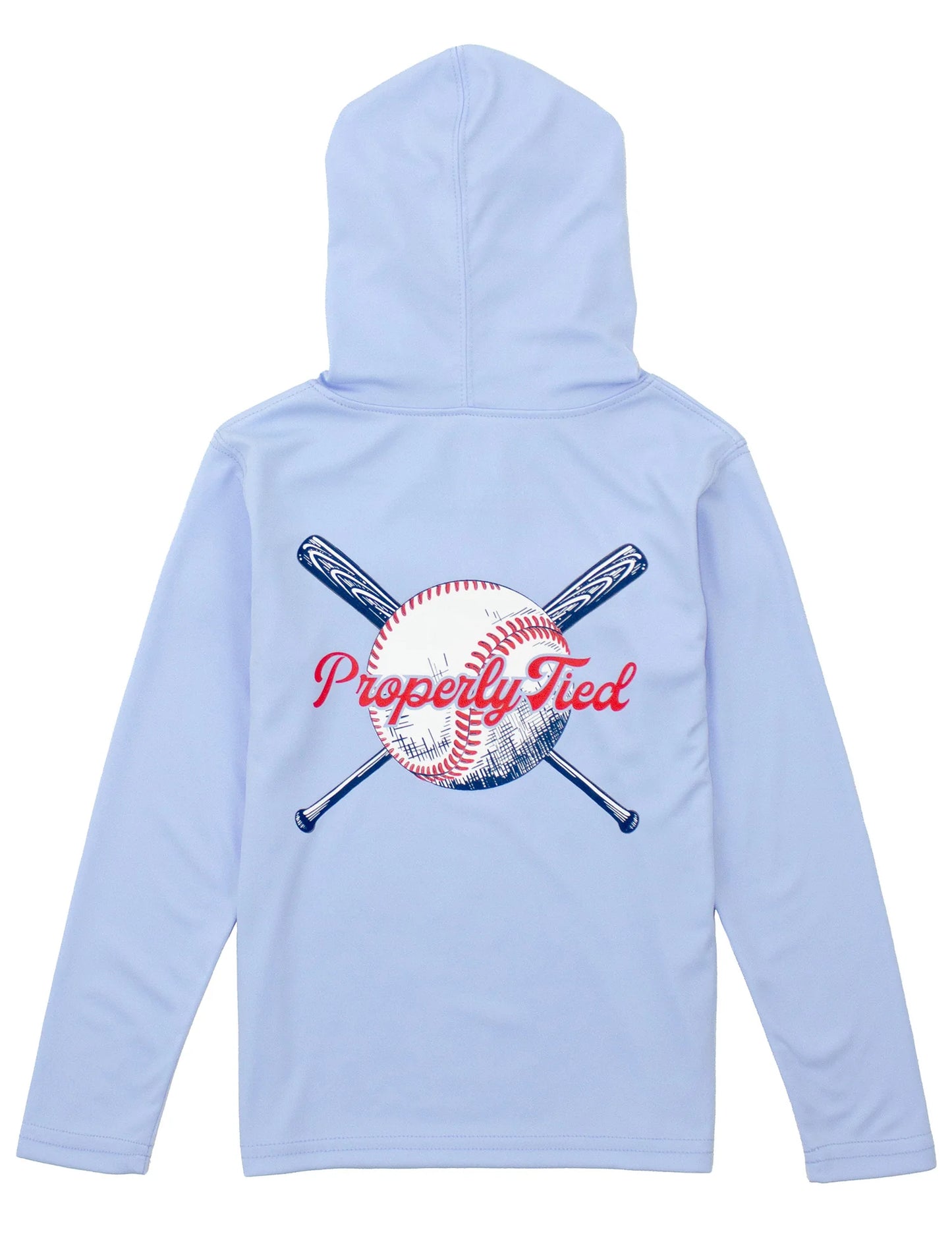 SHADE PERFORMANCE HOODIE PLAY BALL LIGHT BLUE