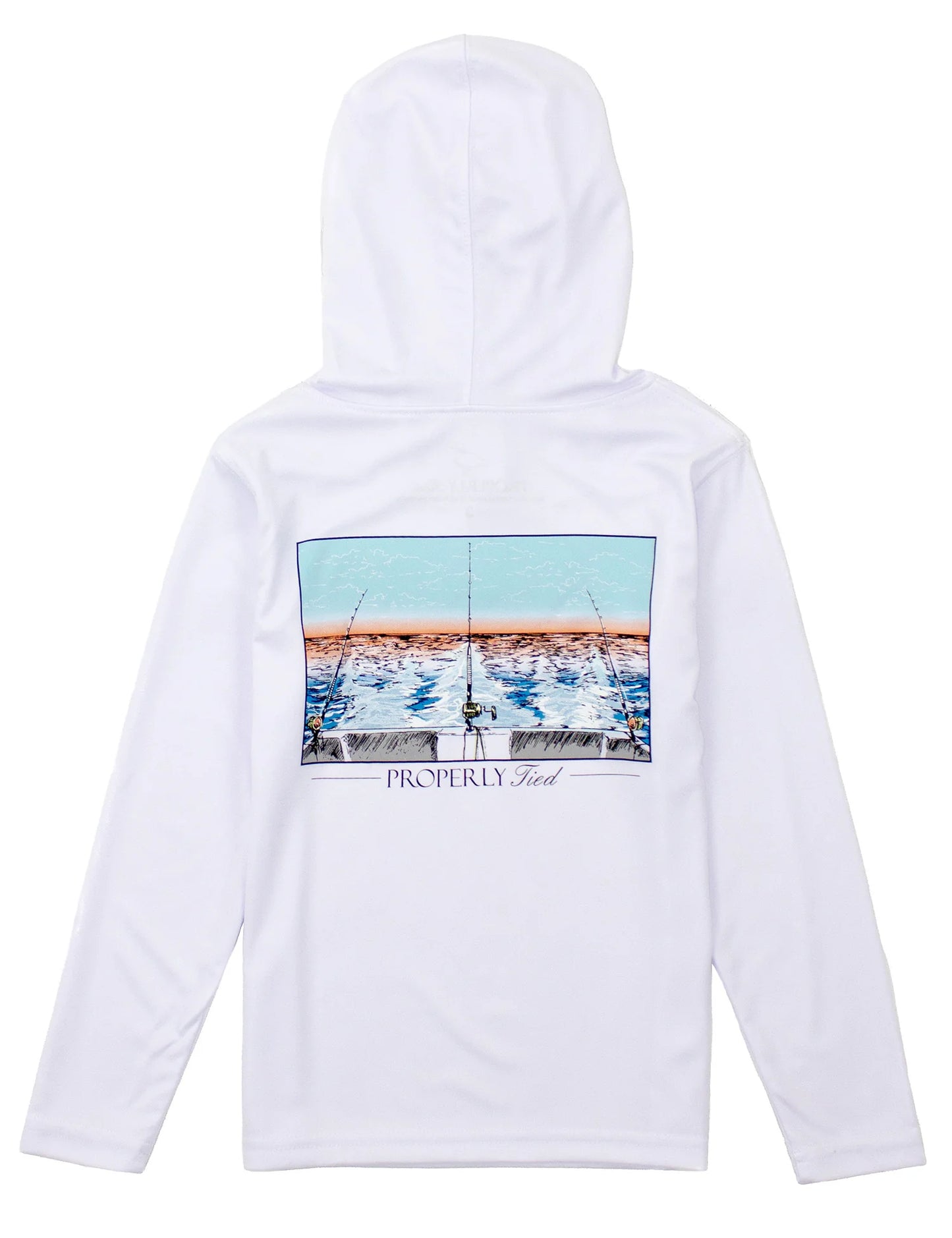 SHADE PERFORMANCE HOODIE CASTAWAY WHITE