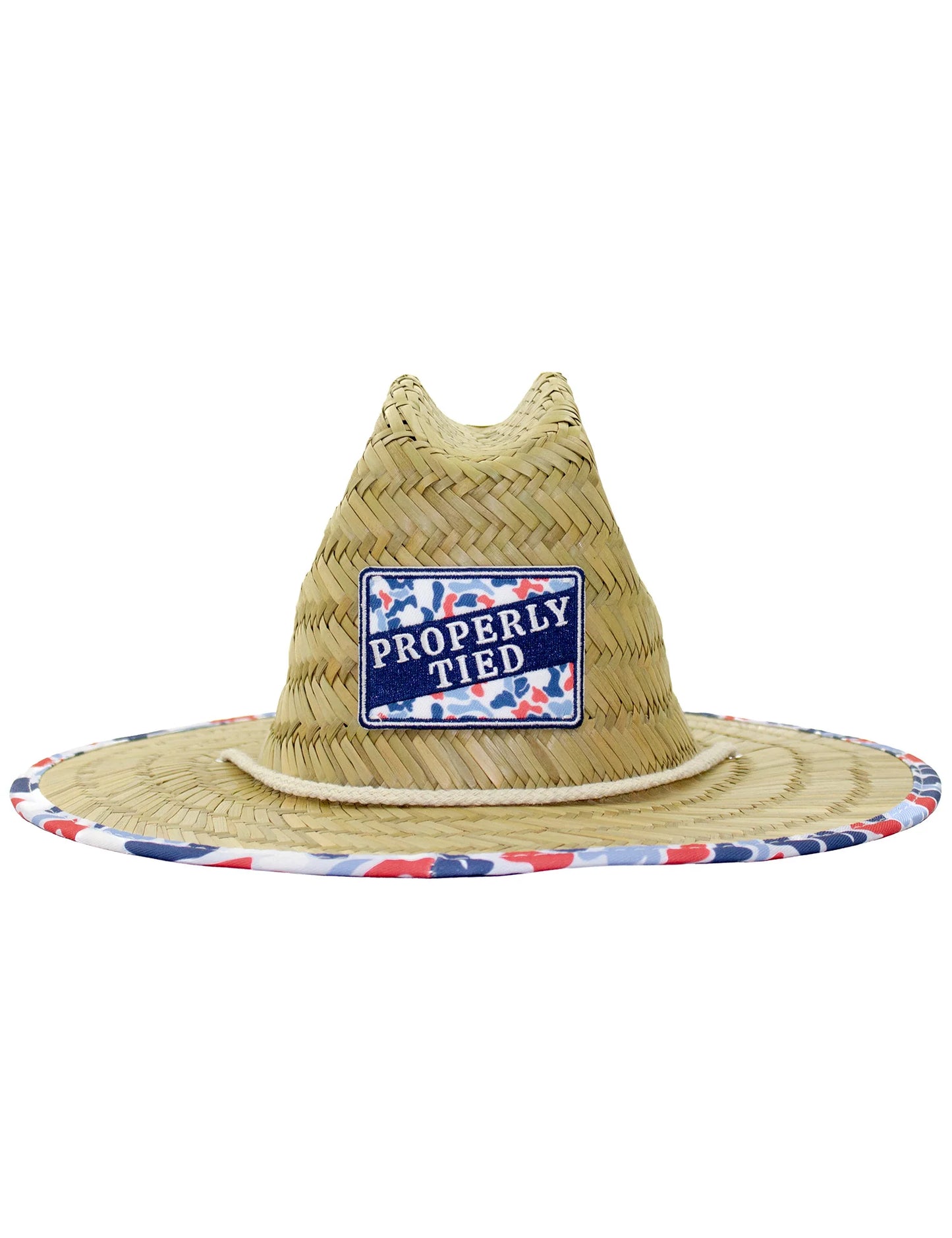 CABO STRAW HAT AMERICANA CAMO