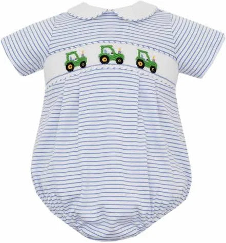 TRACTOR BUBBLE BLUE STRIPE