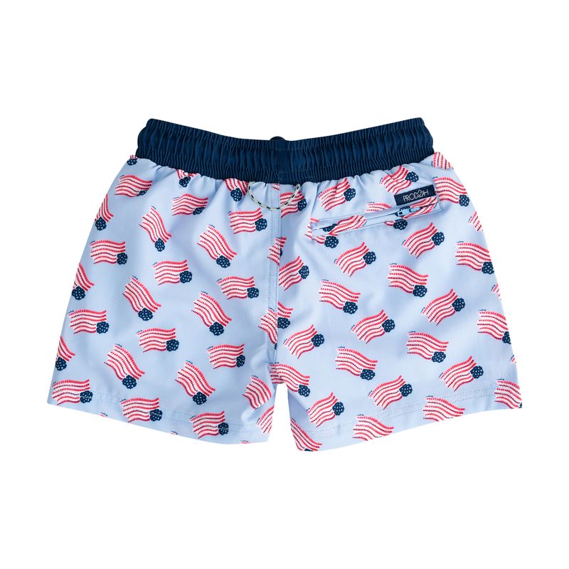 FLAG BOOGIE BOARD SWIM TRUNK