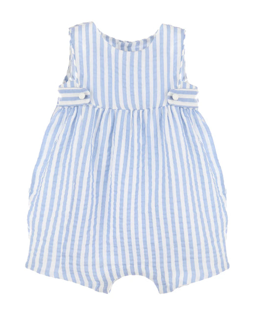 BLUE CUDDLE COTTON OVERALL