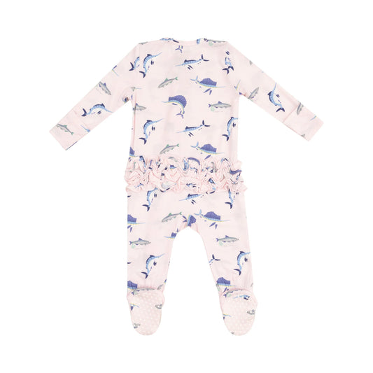 DEEP SEA FISHING RUFFLE FOOTIE