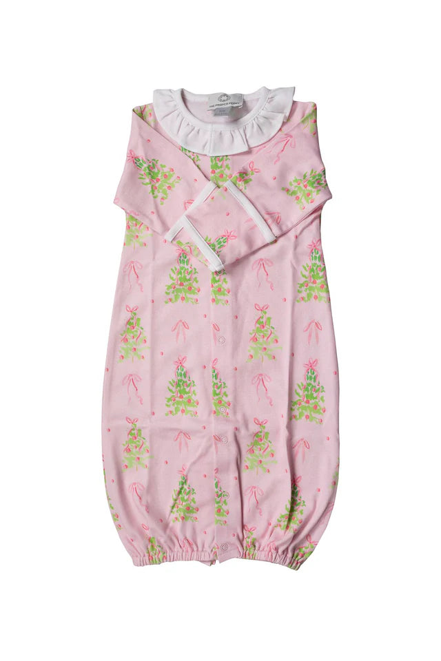 PINK TINSEL CONV GOWN