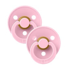 BIBS 2 PACK Latex Pacifier - Round/Size 2