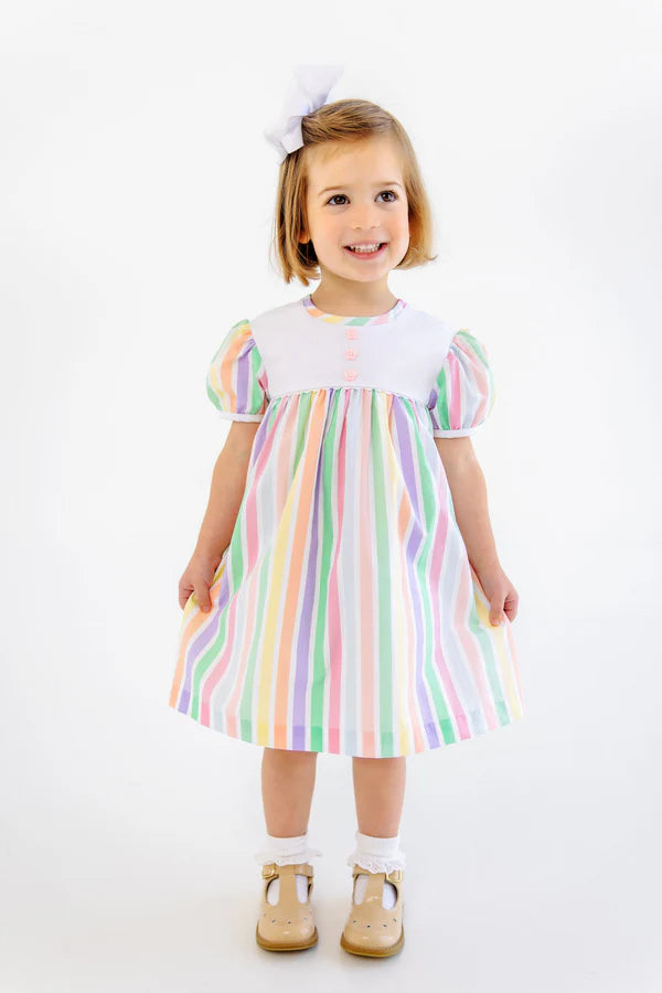 SS BRIGTANTINE DRESS SOUTHAMPTON STRIPE