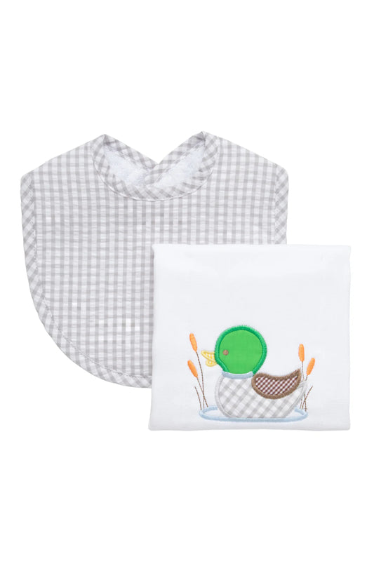 MALLARD BASIC BIB & BURP SET