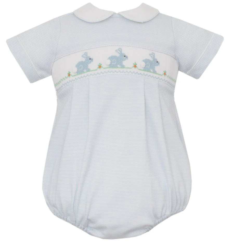 BUNNY BOYS BUBBLE LT BLUE STRIPE