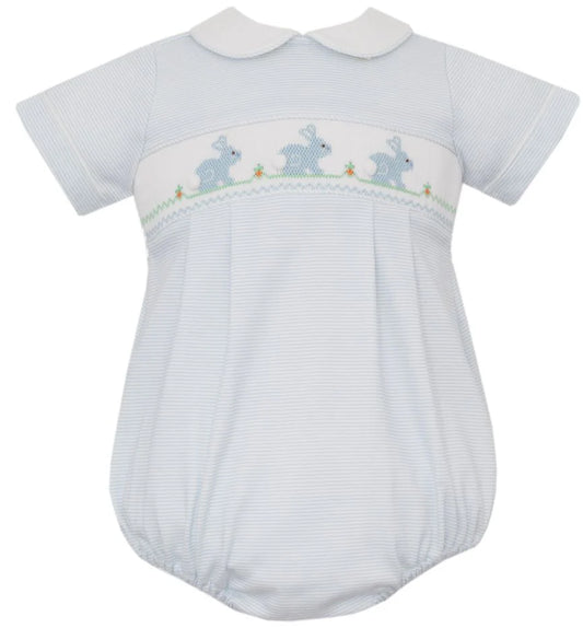BUNNY BOYS BUBBLE LT BLUE STRIPE