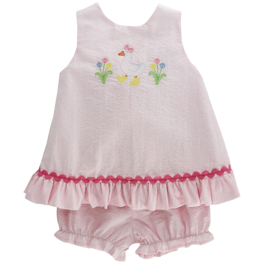 GOOSE IN BOOTS ANGEL BLOOMER SET