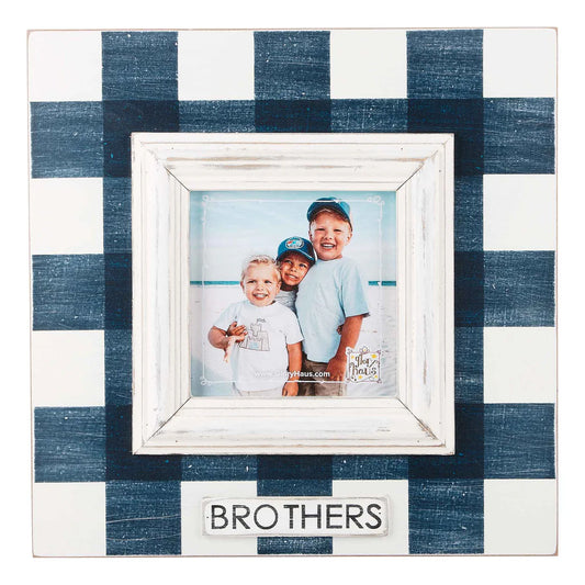 Brothers Plaid Frame