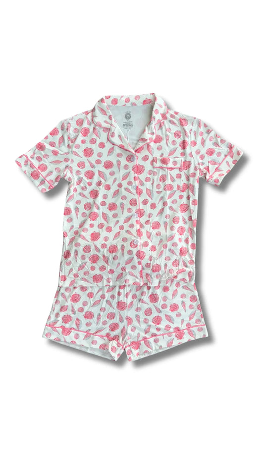 SALLY SHELLS WOMENS SHORT SET