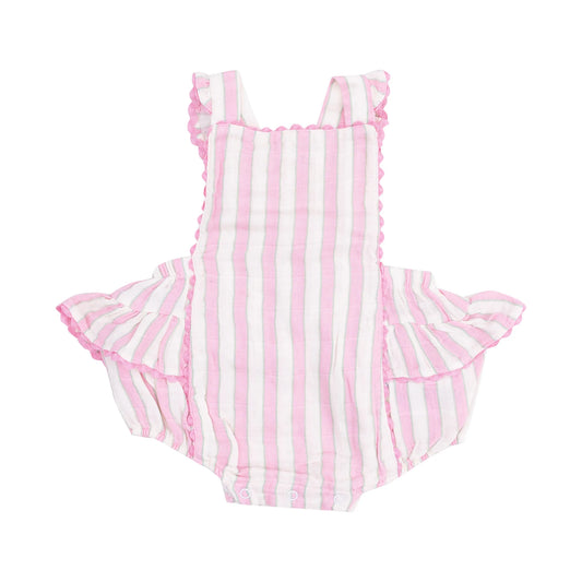 RIC RAC RUFFLE SUNSUIT CANDY STRIPE