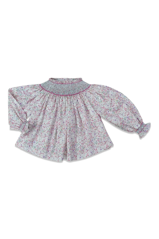 ADDISON BLOUSE ASTER FLORAL