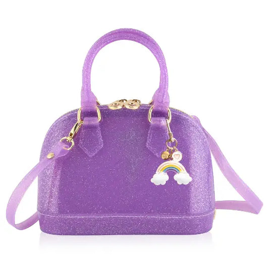 CATE PURPLE SPARKLE PURSE