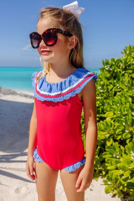 SANDY LANE SWIMSUIT RED
