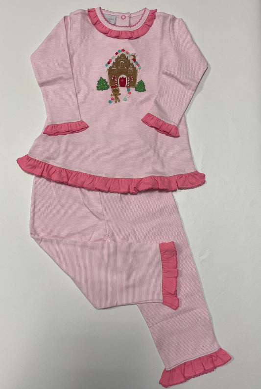 PINK GINGERBREAD HOUSE SET