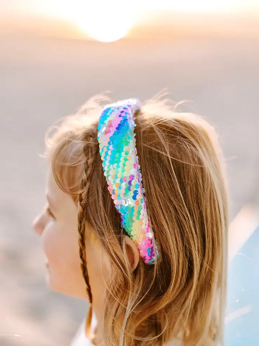 Rainbow Sequin Headband