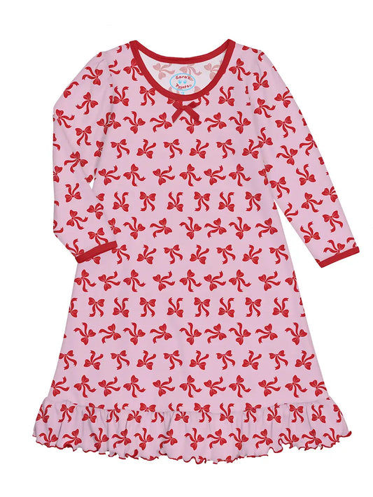BOWS TWIRL NIGHTGOWN