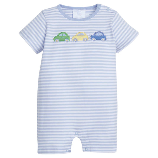 CARPOOL ROMPER APPLIQUE