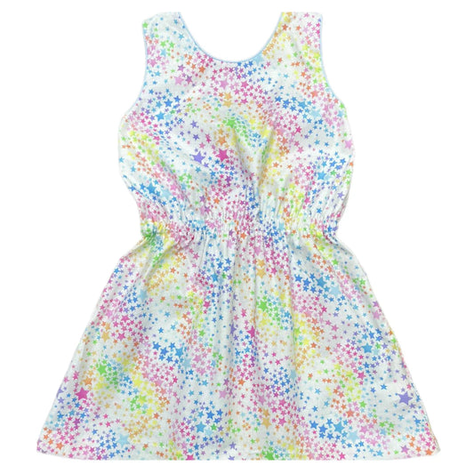 KRISTIN KNOT DRESS GLITTER STARS