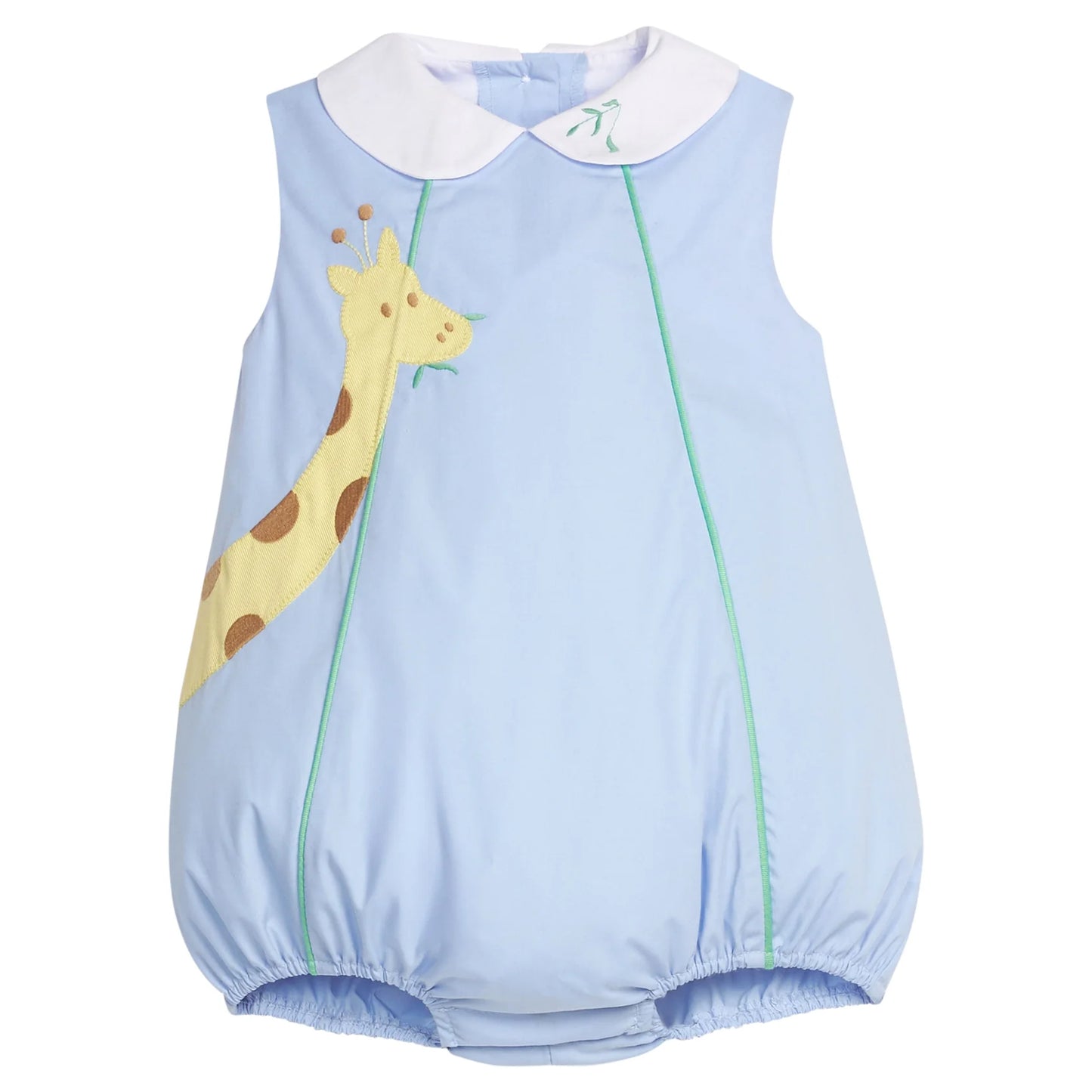 APRON BUBBLE BLUE GIRAFFE