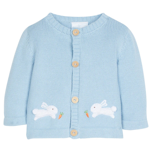 CROCHET CARDIGAN BLUE BUNNY