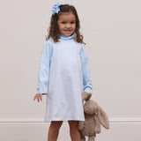 Caroline Dress - Light Blue Stripe