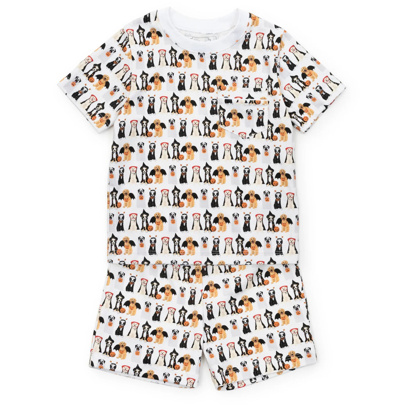 CHARLES SHORT SET HALLOWEEN PUPS