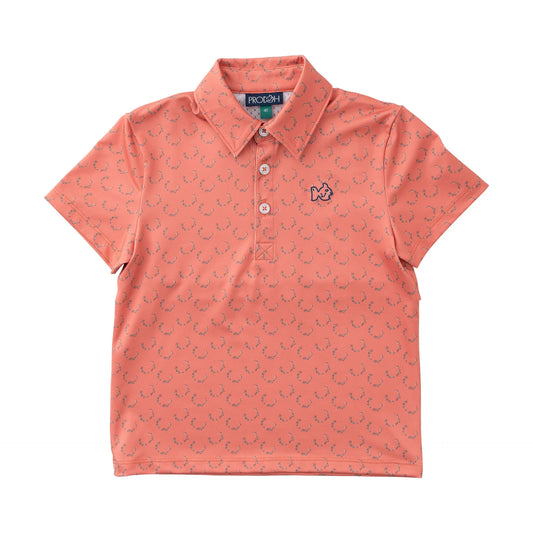 PERFORMANCE POLO CRABAPPLE ANTLER PRINT