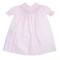 RUFFLE SLEEVE BISHOP DRESS PINK