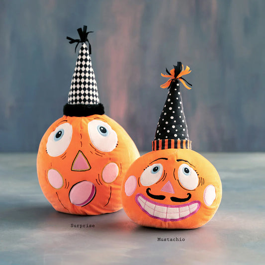 Mustachio & Surprise Pumpkin Plush